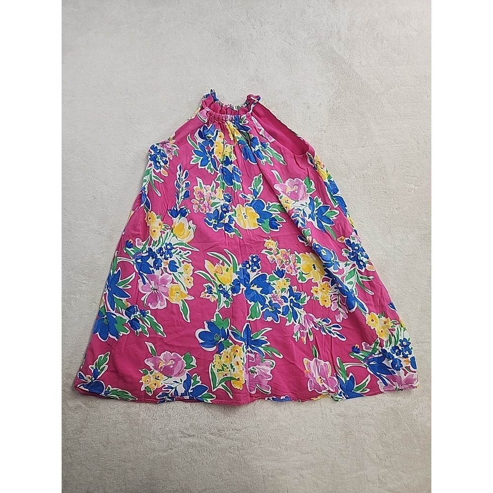 Polo Ralph Lauren Girls Size 12 Sleeveless Floral Dress